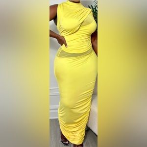 Rouched Bodycon Boutique Dress